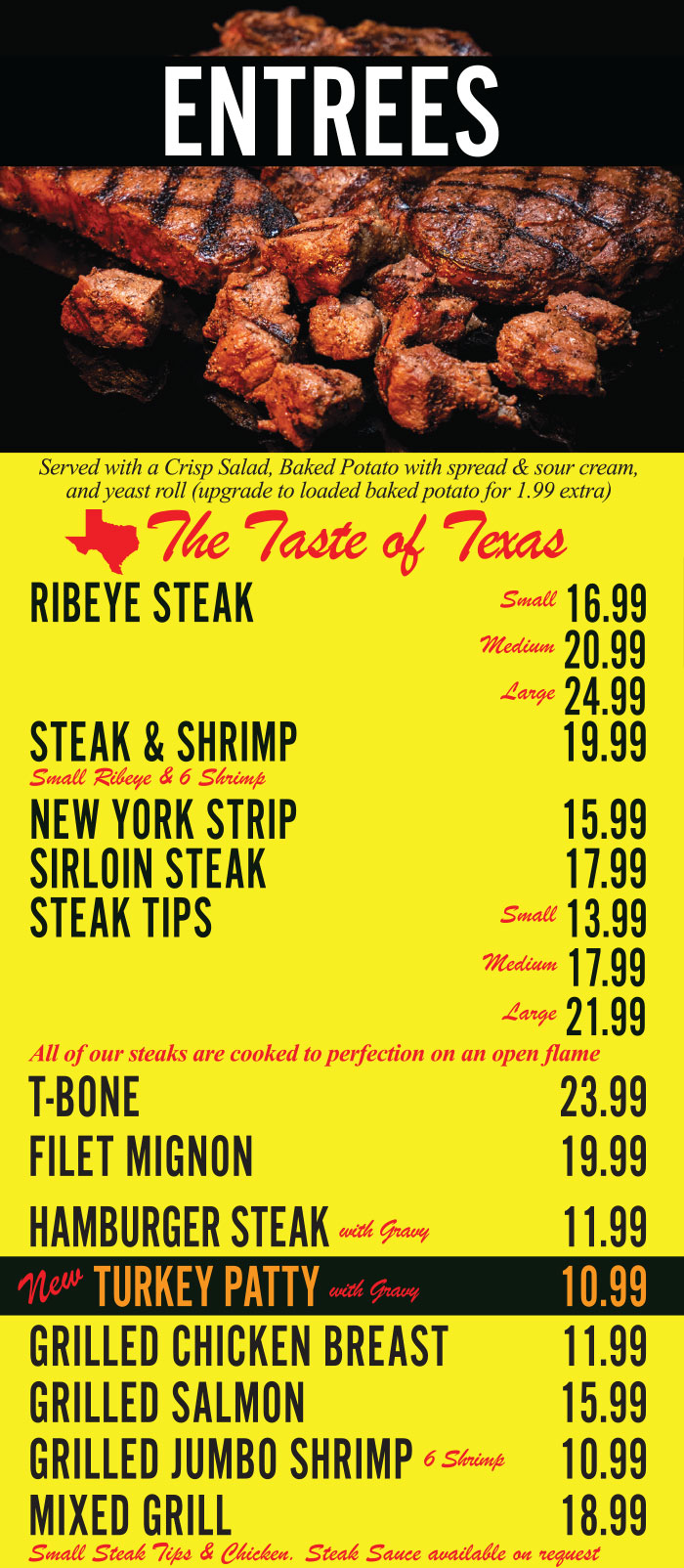 Our Menu :: Steak Express - Steak Delivery